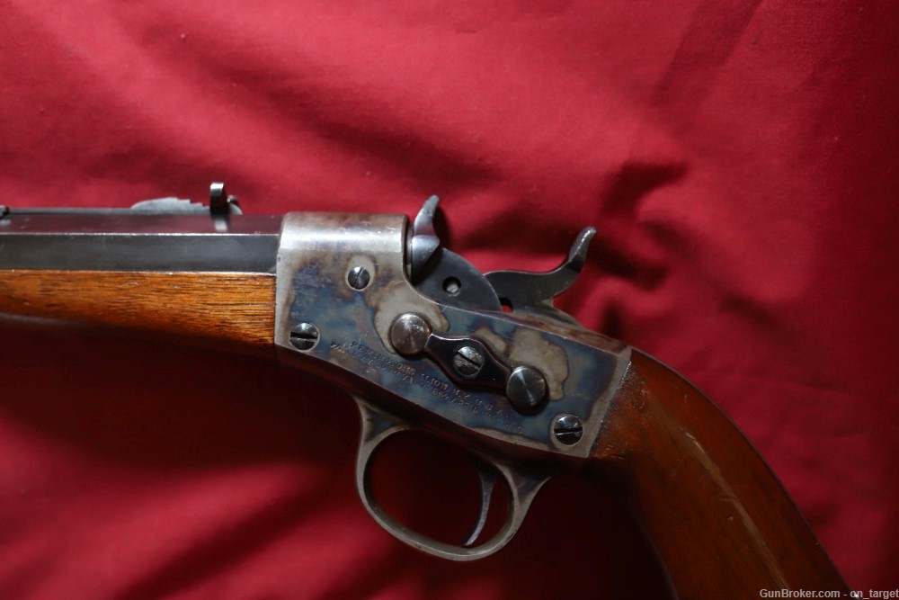 Remington 1891 Target Pistol Rolling Block 8" Barrel .32 S&W Antique -img-3
