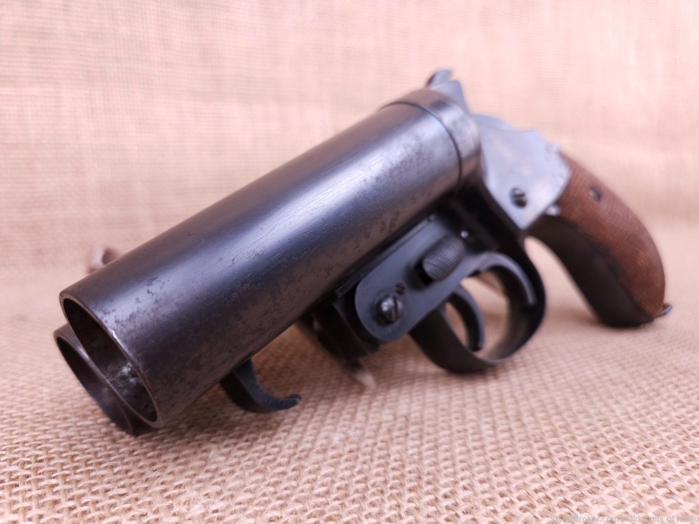 Japanese 1920's Early Kayaba Double Flare Pistol-img-10