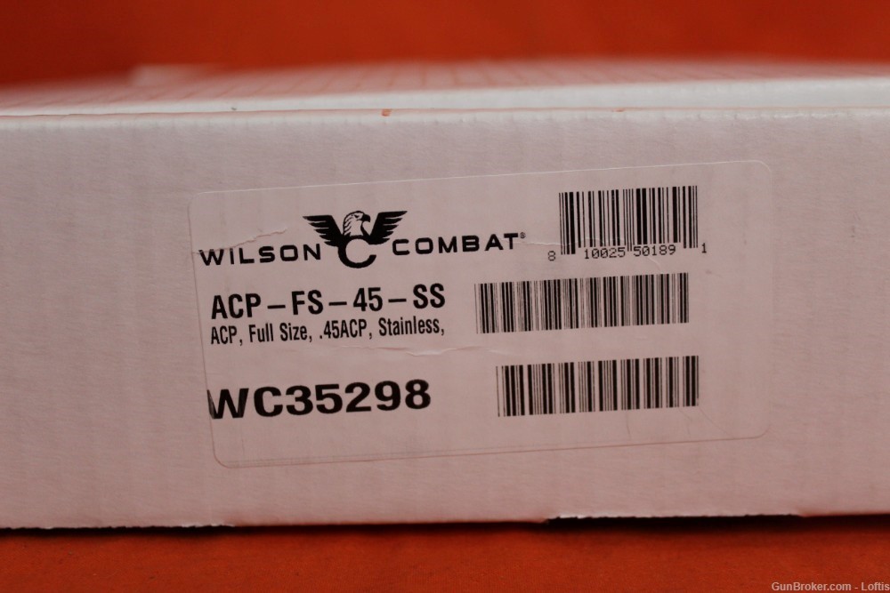Wilson Combat ACP Stainless Full Size .45ACP NEW! LAYAWAY!-img-1