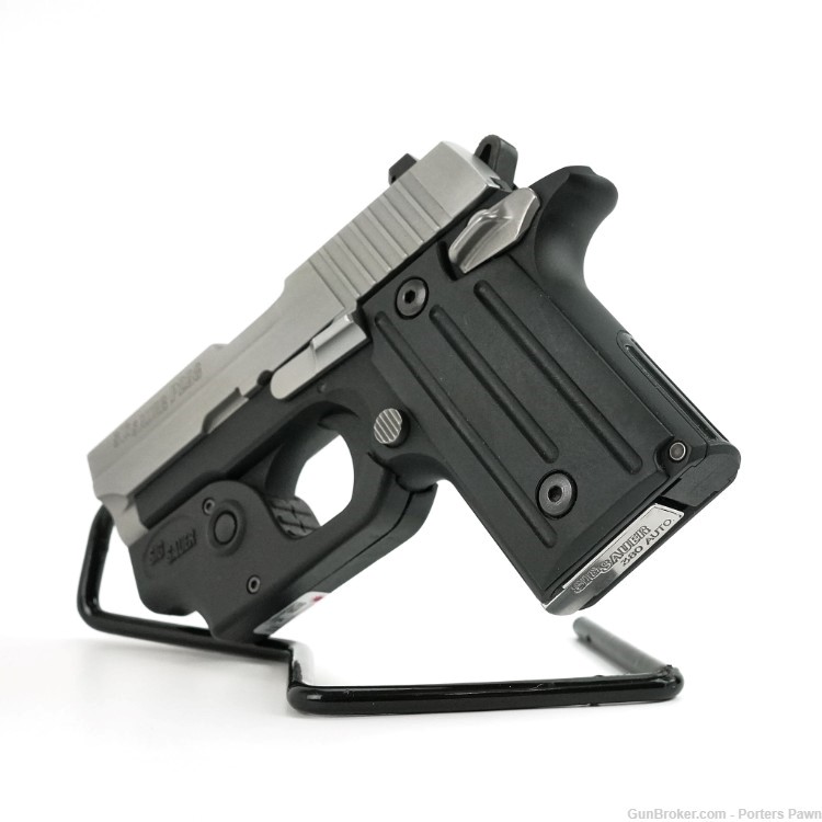 Sig Sauer P238 (.380 ACP) with Holster, laser sight, and extra mags-img-8