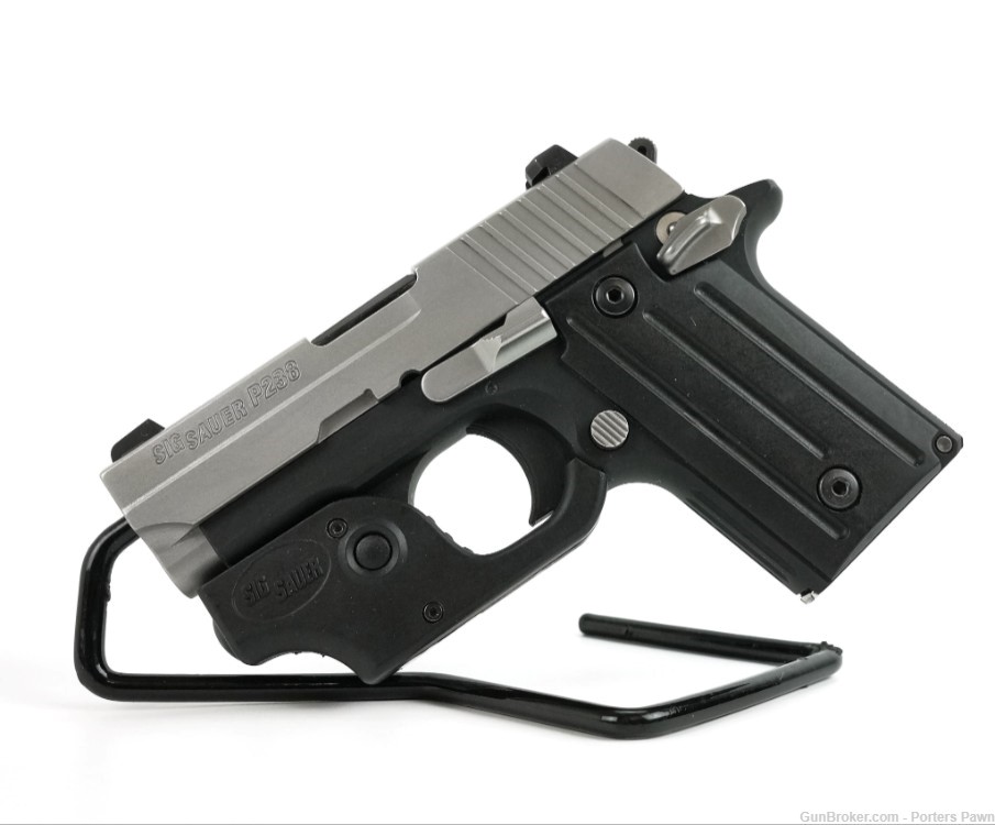 Sig Sauer P238 (.380 ACP) with Holster, laser sight, and extra mags-img-5