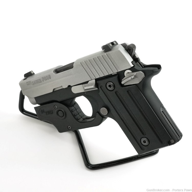Sig Sauer P238 (.380 ACP) with Holster, laser sight, and extra mags-img-4