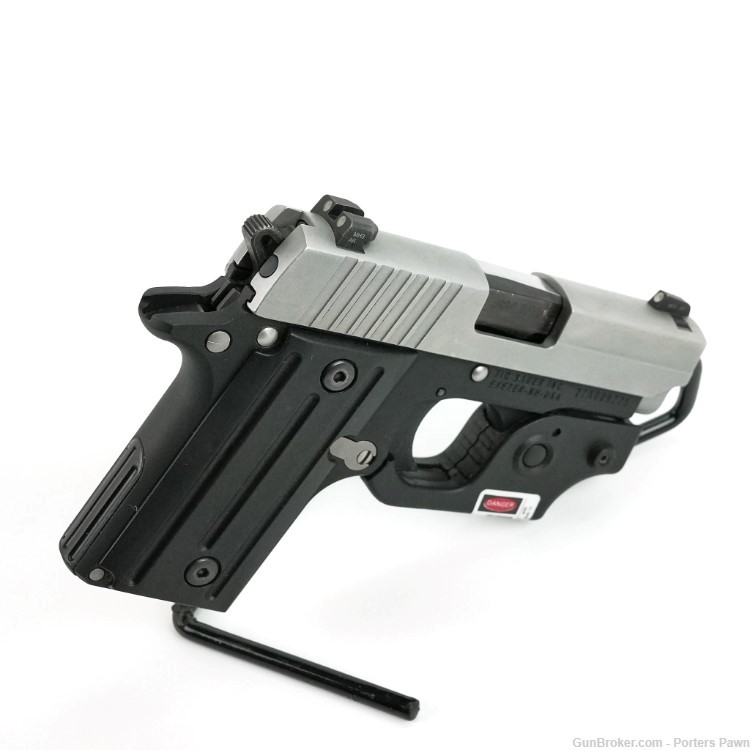 Sig Sauer P238 (.380 ACP) with Holster, laser sight, and extra mags-img-7