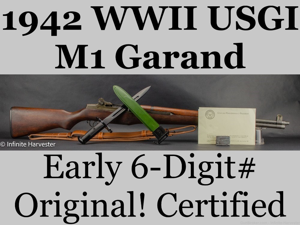 M1 Garand Springfield WW2 USGI CMP M1-Garand USGI Springfield CMP Garand-img-0