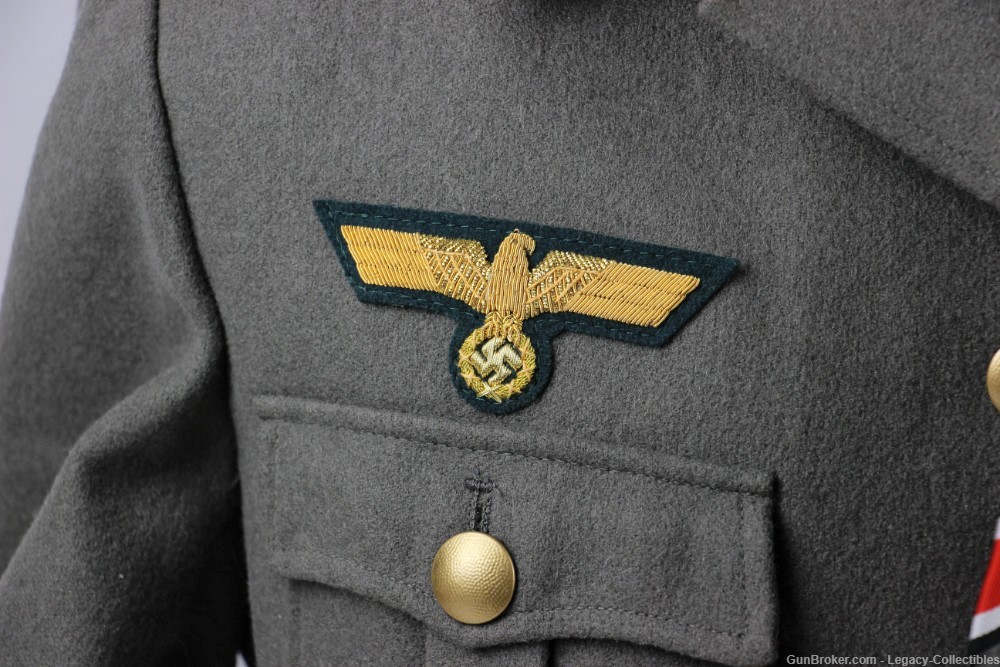 WW2 German Heer Army Grossdeutschland General's Tunic Uniform Jacket-img-7