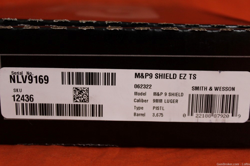 Smith & Wesson M&P9 Shield EZ 9mm NEW! Free Layaway!-img-1