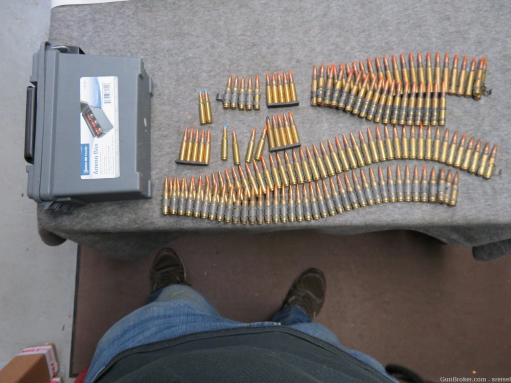 CAN OF 147 RDS US MILITARY 7.62 NATO AMMO-SOME TRACER-img-3