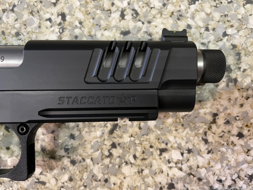 Staccato P Stainless Threaded Barrel Steel Frame X Cut-img-2