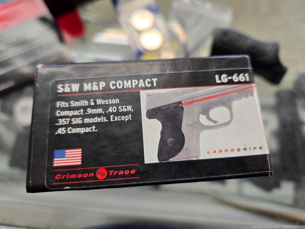 Pre-Owned Crimson Trace Red Laser Grip For Smith S&W M&P Compact LG-661-img-6