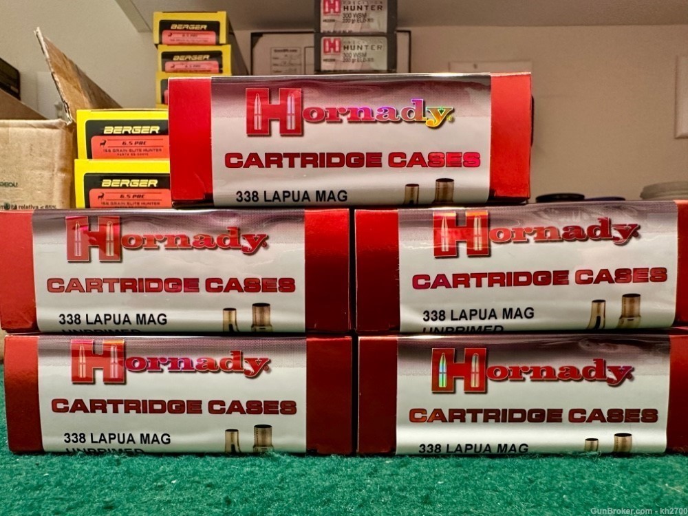 100 pieces of 338 Lapua brass by Hornady-img-0