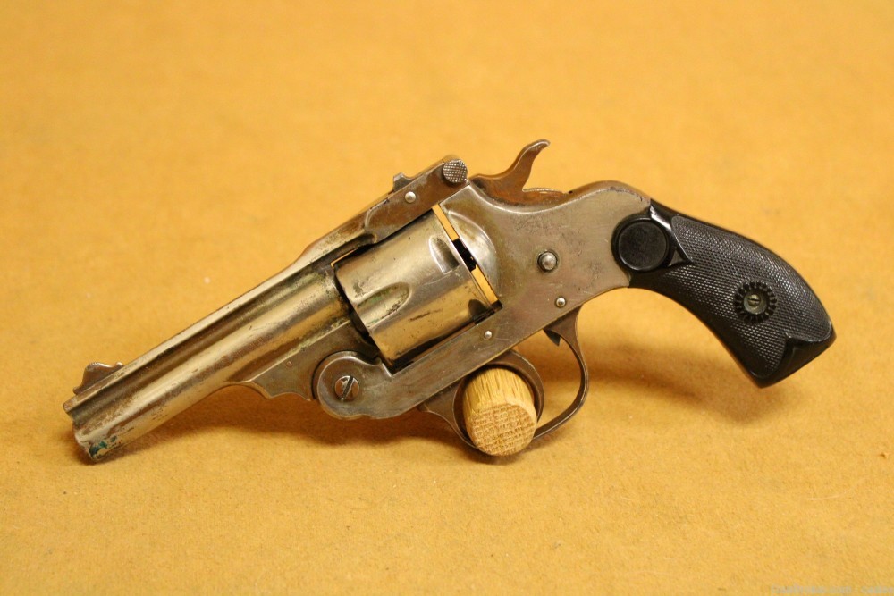 PENNY! Iver Johnson Secret Service Special Revolver (38 S&W, Nickel)-img-0