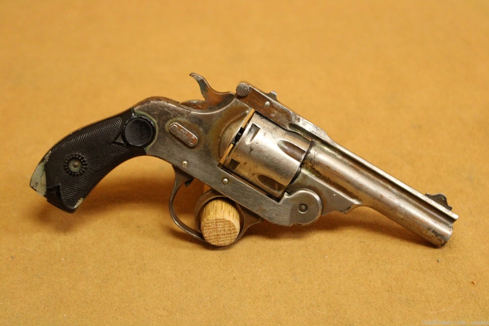 PENNY! Iver Johnson Secret Service Special Revolver (38 S&W, Nickel)-img-3