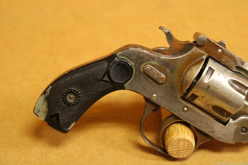 PENNY! Iver Johnson Secret Service Special Revolver (38 S&W, Nickel)-img-4