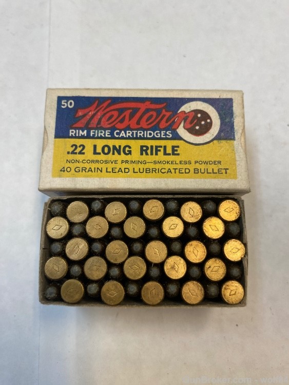 WWII Time Western "Bullseye" 22 Long Rifle Army Lot 6044  MINT 1943-img-0
