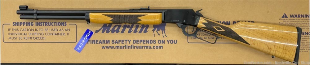Marlin 1894 44 Magnum MAPLE 20" 10Rd ONE of a KIND on Gunbroker BRAND NEW -img-0