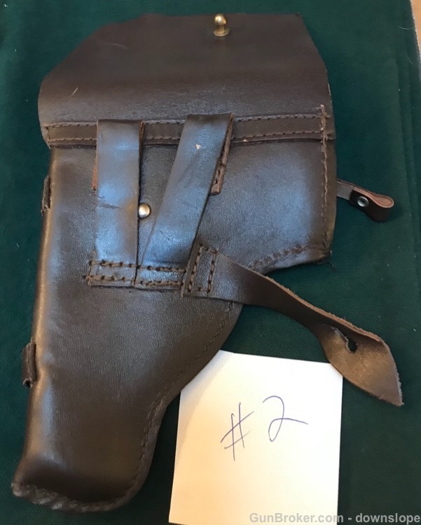 MAKAROV HOLSTER Surplus leather w/mag pouch #G2-img-2