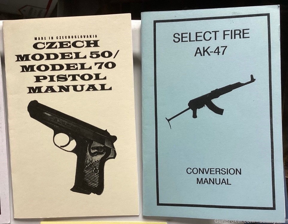 MOSSBERG,MOSIN NAGANT,CZECH,AK-47, CZ-52 , MAUSER CHOOSE 3 booklets -img-2