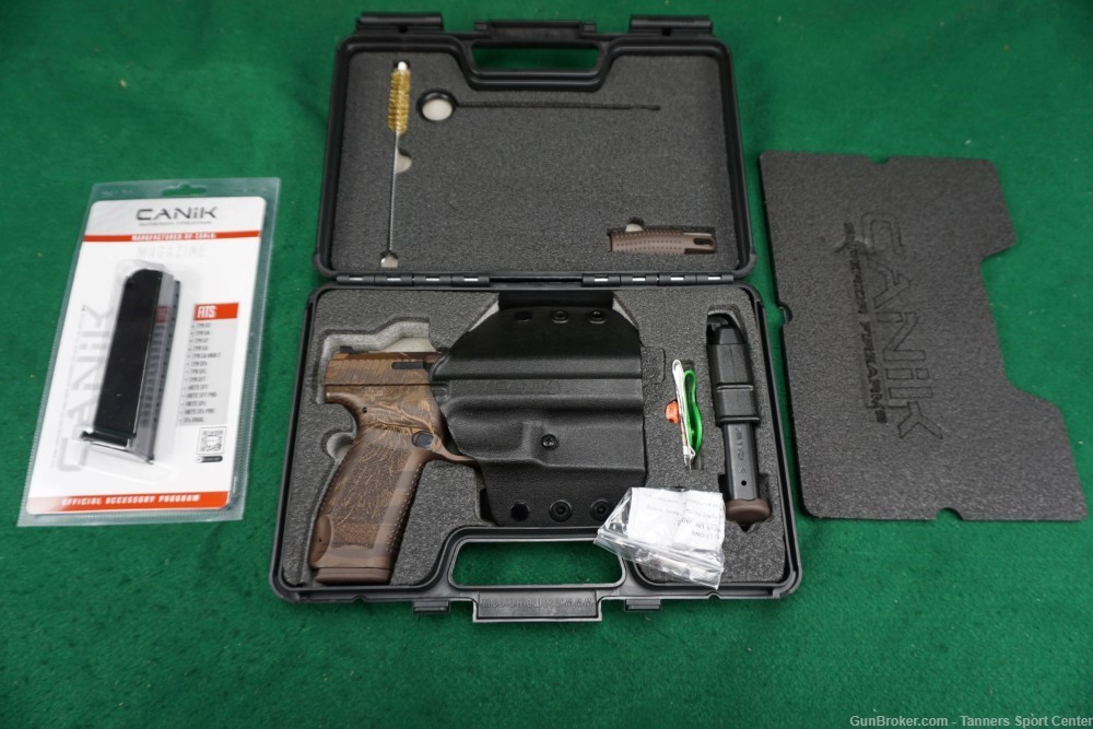 New Canik TP9SF 9mm Bronze Eagle with Extra Magazine-img-0