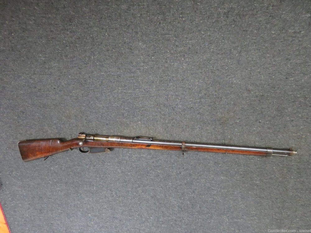 ANTIQUE BELGIAN M1889 MAUSER RIFLE-WWI GERMAN CAPTURED & CONVERTED TO 8MM-img-0