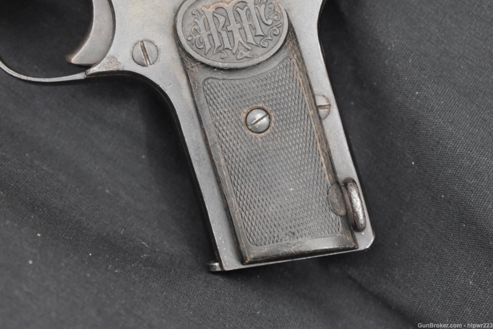 Dreyse Model 1907 pre war vest pocket .32 ACP pistol with VG C&R OK-img-3