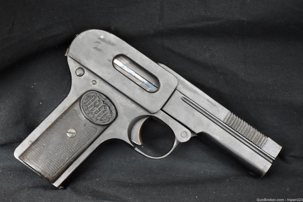 Dreyse Model 1907 pre war vest pocket .32 ACP pistol with VG C&R OK-img-1
