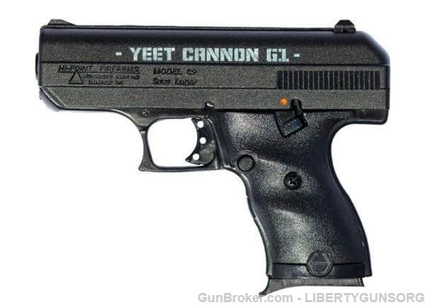 Hi-Point C9 Yeet Cannon G1 9mm Blk 3.5"-img-2