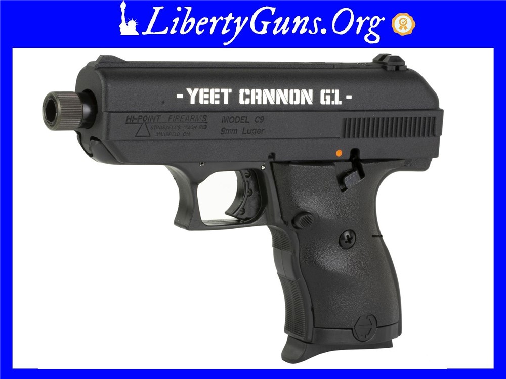Hi-Point C9 Yeet Cannon G1 9mm Blk Tb-img-0
