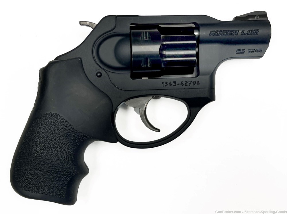 Ruger LCRx (5439) 1.875" 22WMR 6Rd Matte Black Revolver-img-1