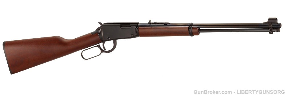 Henry Repeating Arms Lever Action 22lr Bl-wd 18.25"-img-1
