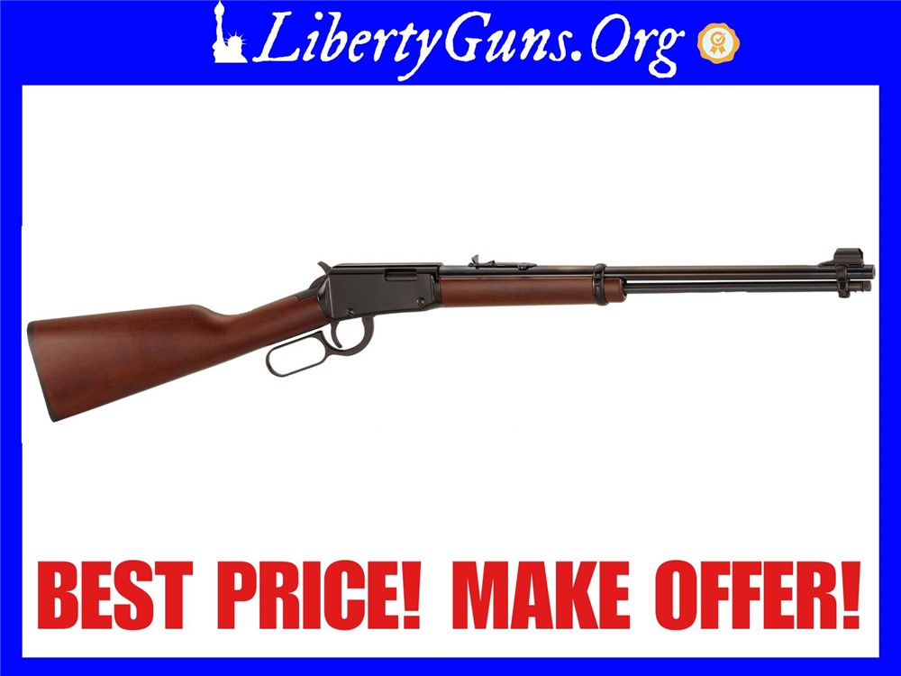 Henry Repeating Arms Lever Action 22lr Bl-wd 18.25"-img-0