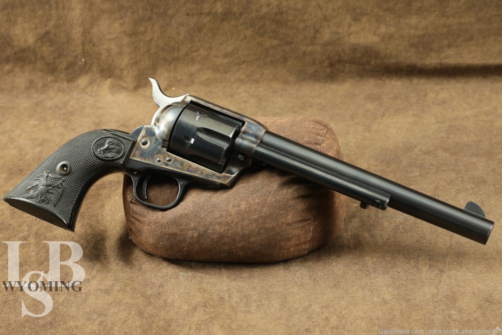 Colt 2nd Gen Single Action Army SAA 44-40 7.5" Revolver Blue/CCH C&R 1968-img-0