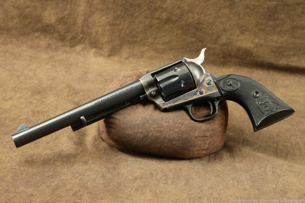 Colt 2nd Gen Single Action Army SAA 44-40 7.5" Revolver Blue/CCH C&R 1968-img-4