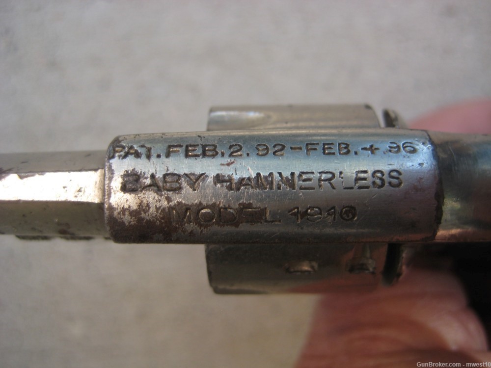 Baby Hammerless Parts Revolver C&R-img-3