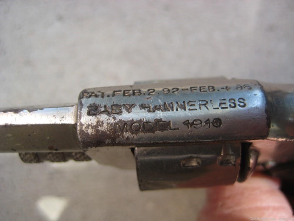 Baby Hammerless Parts Revolver C&R-img-4