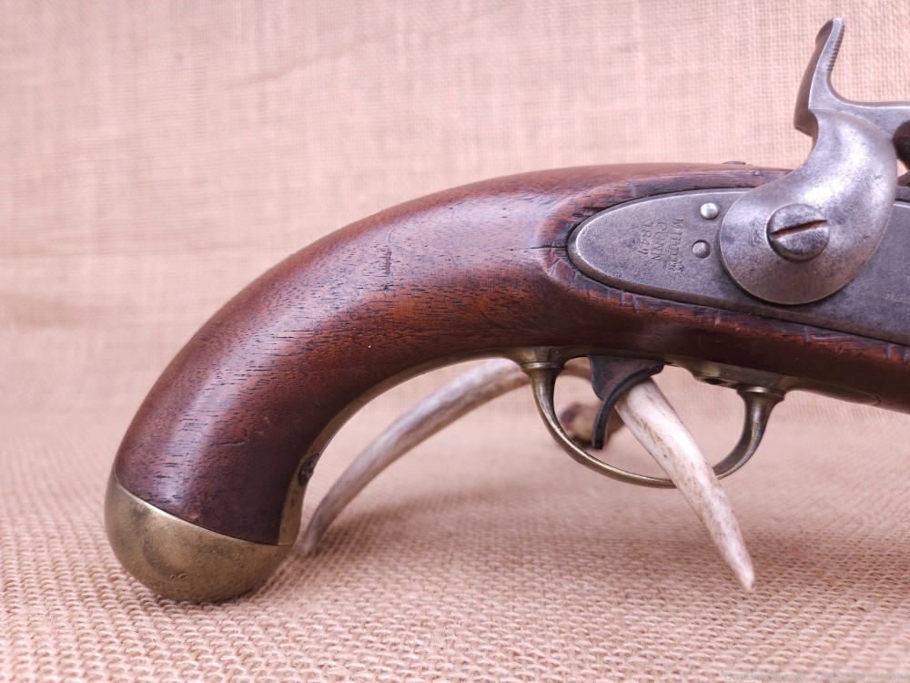 M1842 US H. Aston Percussion Single-Shot Pistol | MFG 1847 | Horse 1842-img-3