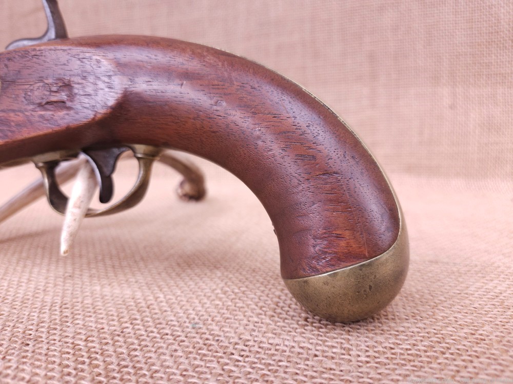 M1842 US H. Aston Percussion Single-Shot Pistol | MFG 1847 | Horse 1842-img-11