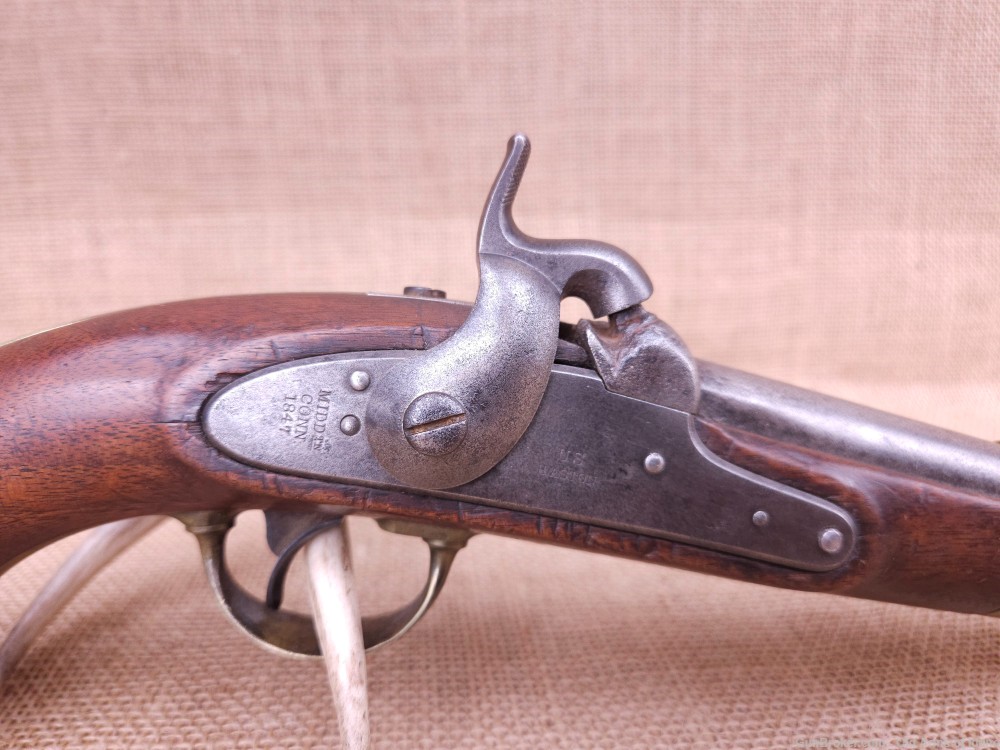 M1842 US H. Aston Percussion Single-Shot Pistol | MFG 1847 | Horse 1842-img-4