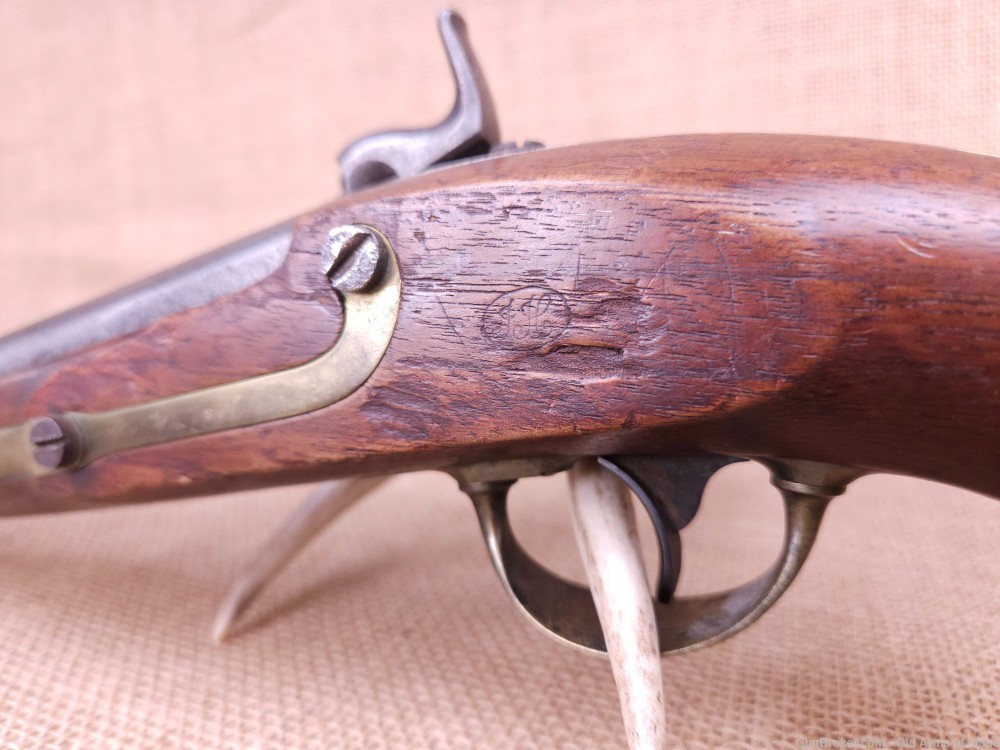 M1842 US H. Aston Percussion Single-Shot Pistol | MFG 1847 | Horse 1842-img-13