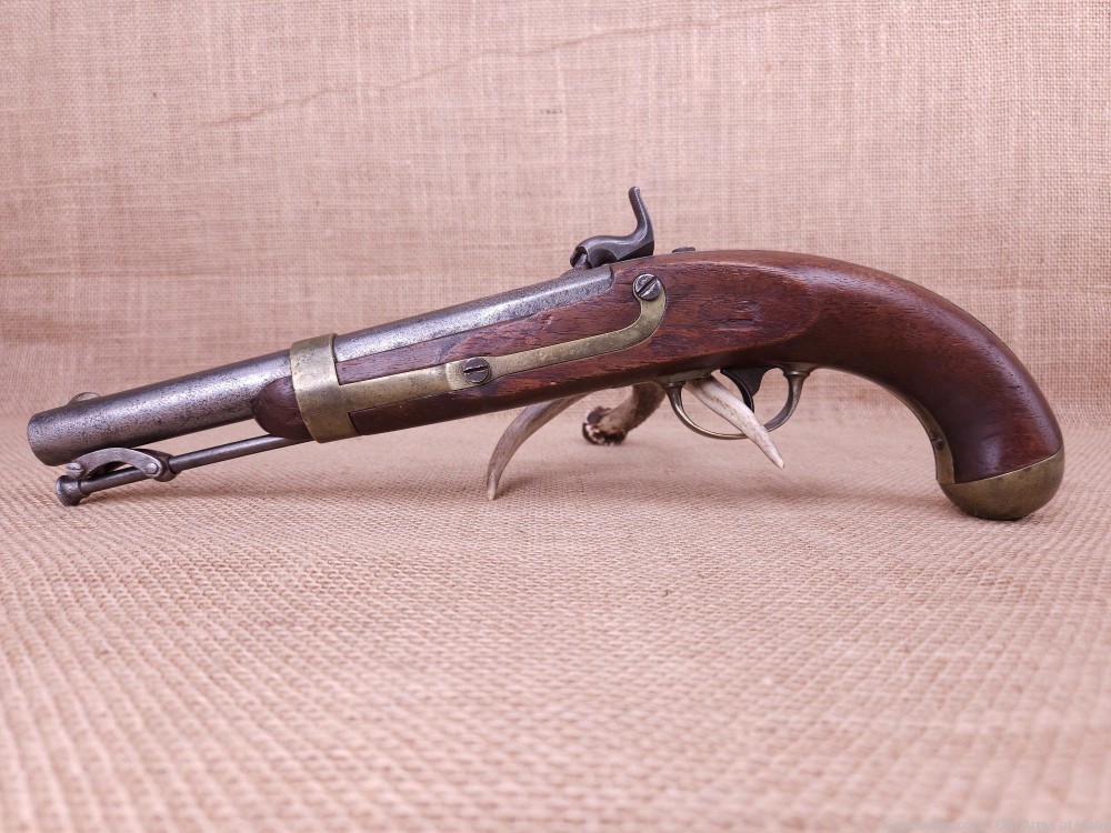 M1842 US H. Aston Percussion Single-Shot Pistol | MFG 1847 | Horse 1842-img-7