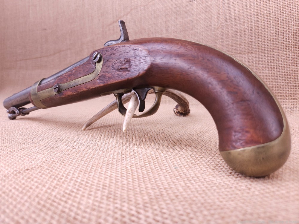 M1842 US H. Aston Percussion Single-Shot Pistol | MFG 1847 | Horse 1842-img-9