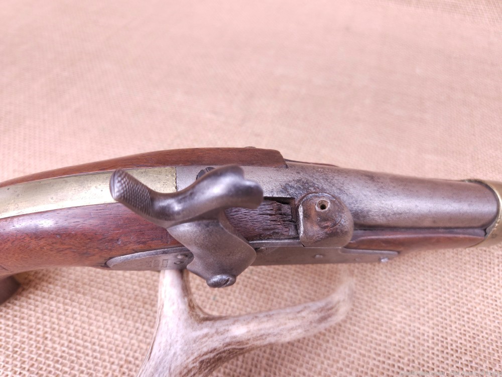M1842 US H. Aston Percussion Single-Shot Pistol | MFG 1847 | Horse 1842-img-16