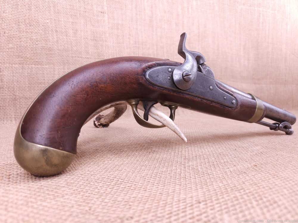 M1842 US H. Aston Percussion Single-Shot Pistol | MFG 1847 | Horse 1842-img-2