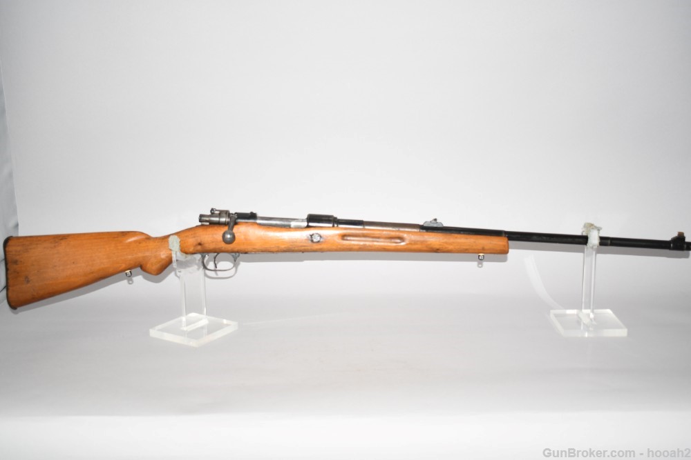 Sporterized Spanish Mauser Bolt Action Rifle La Coruna 1954 8x57 7.92 READ-img-0