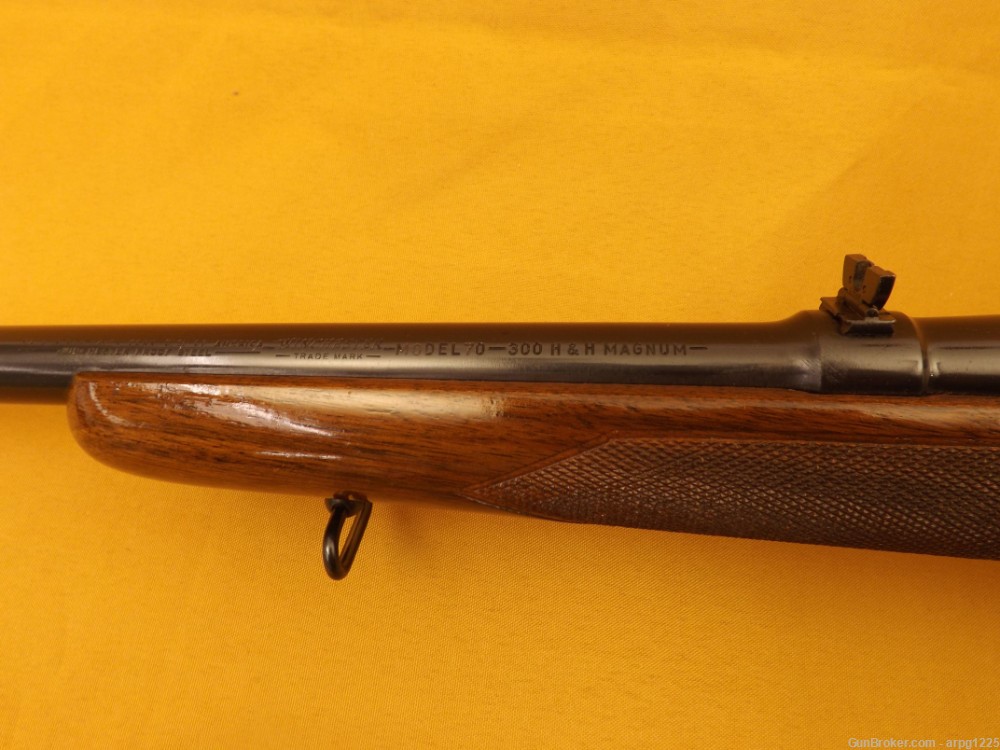 WINCHESTER 70 PRE 64 .300H&H MAG BOLT ACTION RIFLE MFG 1962-img-11