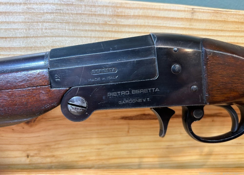 1958 Beretta Vittoria Monobloc Single-Shot 12GA 21.5" Barrel -img-4