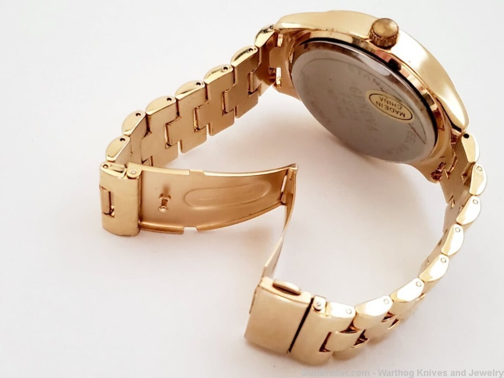 Ladies Geneva "BIG FACE" Watch & a Multilayered Bracelet. W3.*REDUCED*-img-3