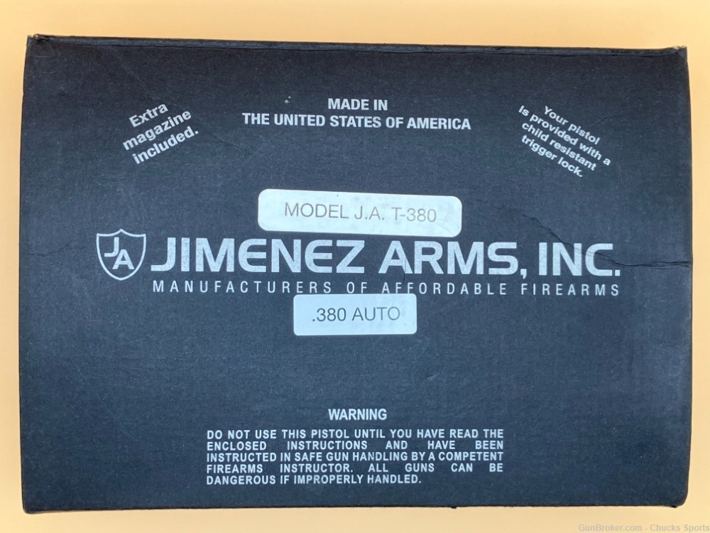 JIMENEZ ARMS MODEL J.A. T-380-img-4