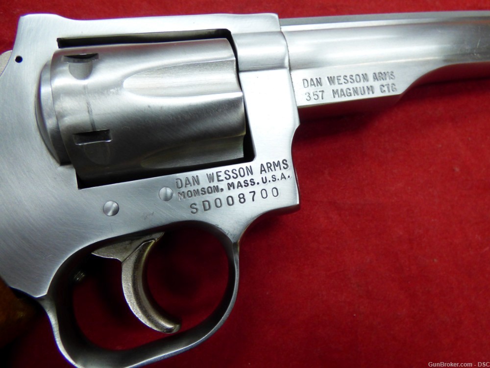 Dan Wesson Model 714 Stainless 6"  - .357 Magnum 14-2 714-2 Service 1983-img-6