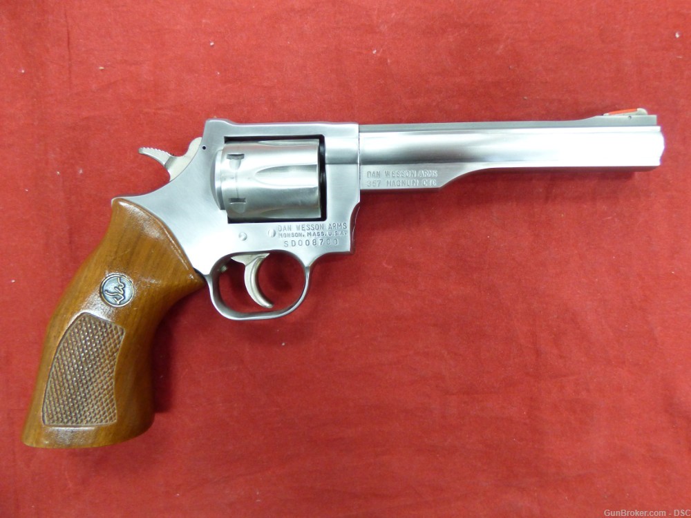Dan Wesson Model 714 Stainless 6"  - .357 Magnum 14-2 714-2 Service 1983-img-0