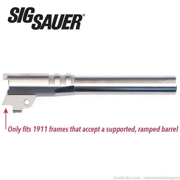 Sig Sauer .38 Super Barrel for 1911 Colt Stainless 5 inch 1911349R New-img-8